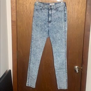 Vibrant brand  High waisted acid wash jeans